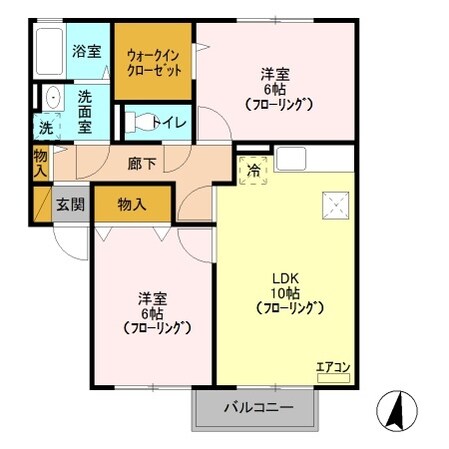 グリーンコート弐番館の物件間取画像